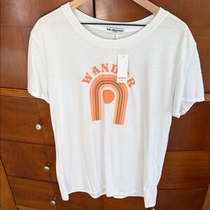 NWT Sub-Urban Riot Wander White T-Shirt XL